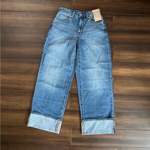 Madewell curvy super wide leg Jean